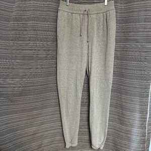 Prana Grey Cotton Joggers Size Small Standard Fit
